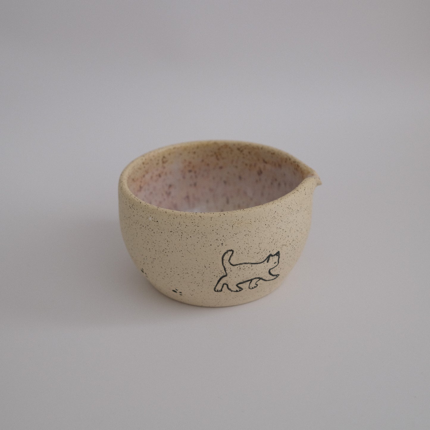 kitty matcha bowl