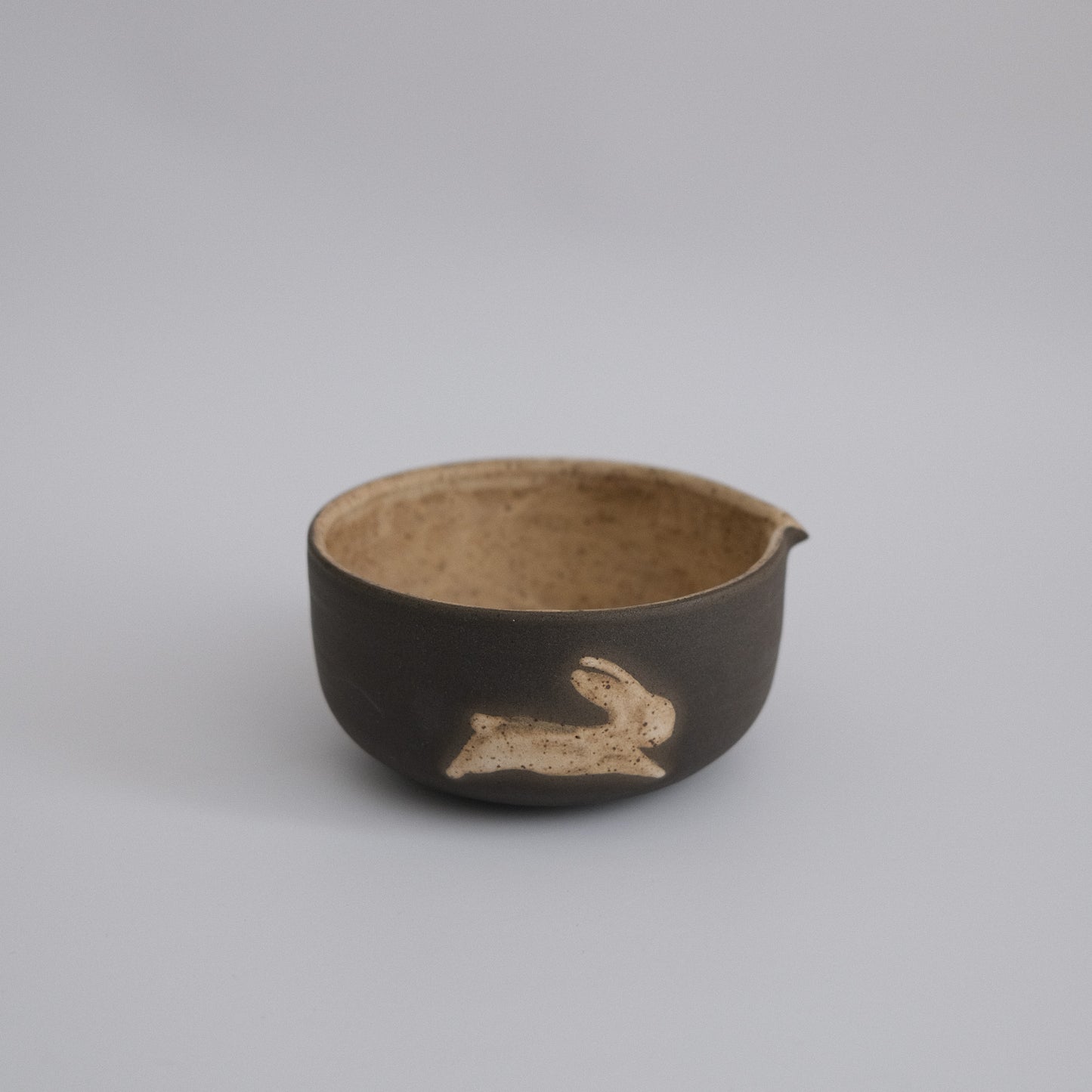 black bunny matcha bowl