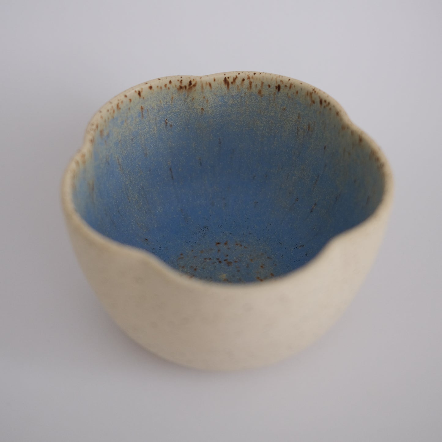 blue flower bowl