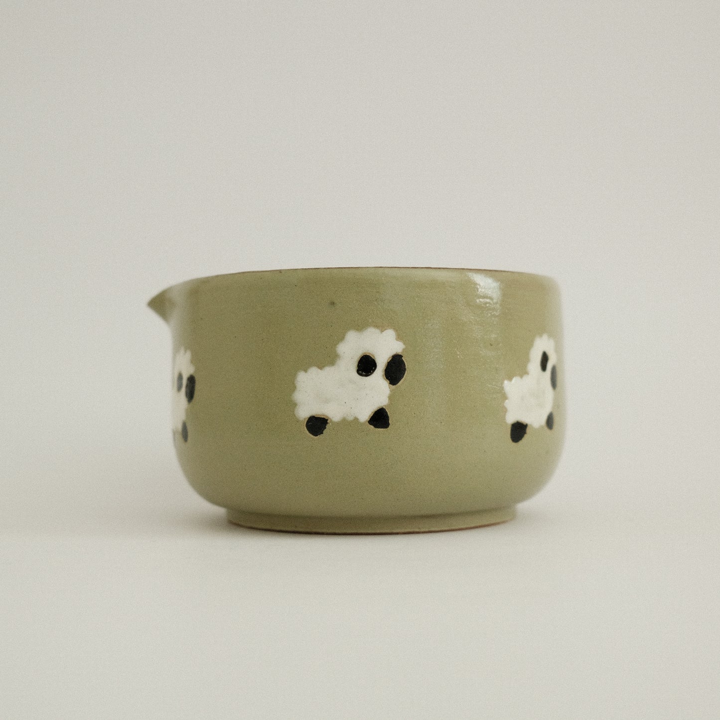 sheep matcha bowl