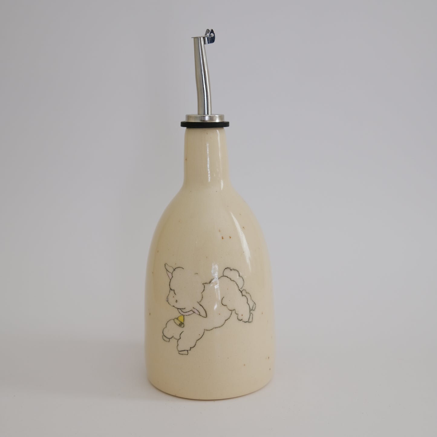 lamb olive oil dispenser