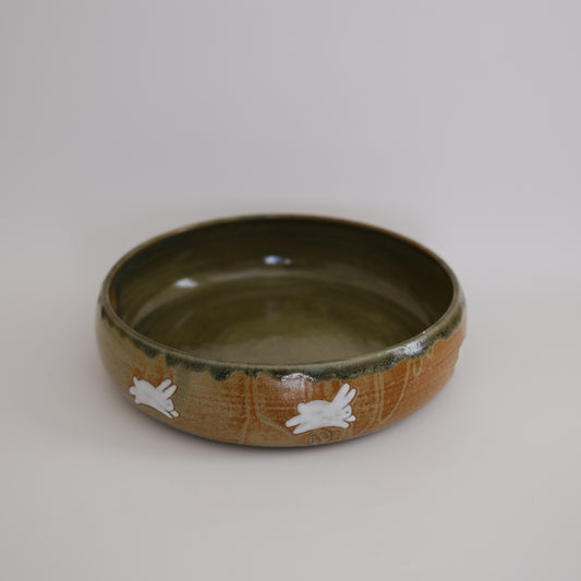 bunny ikebana bowl