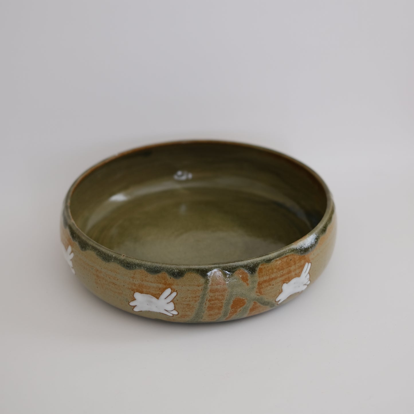 bunny ikebana bowl