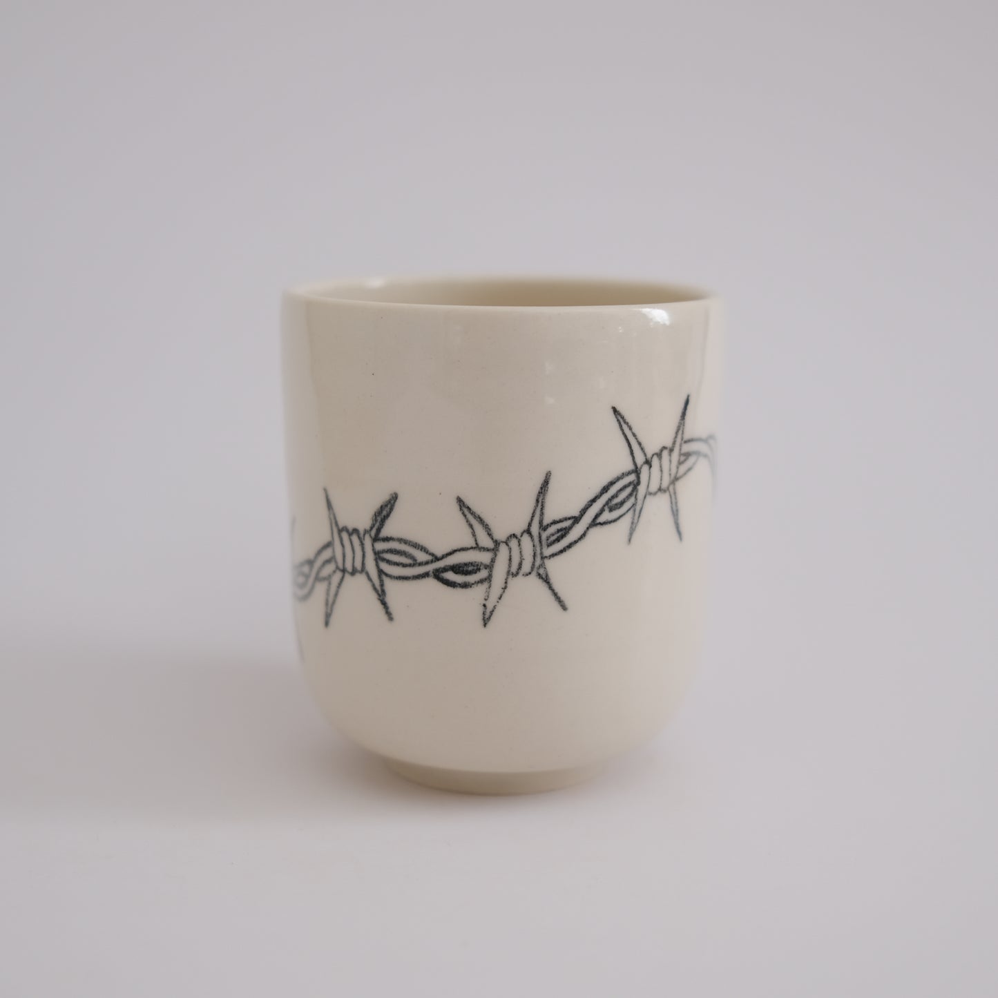barbed wire cup