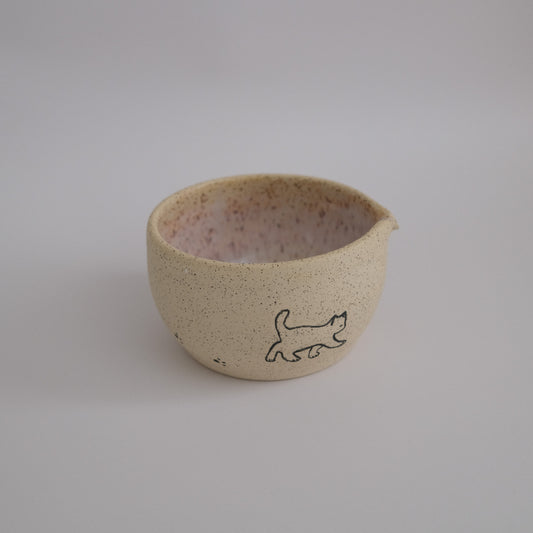 kitty matcha bowl