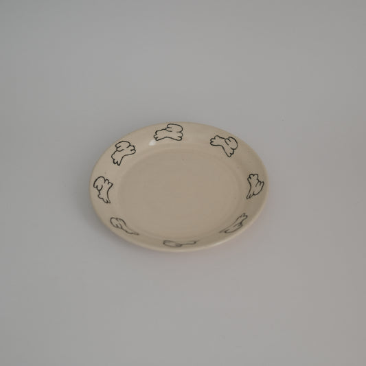 small bunny plate