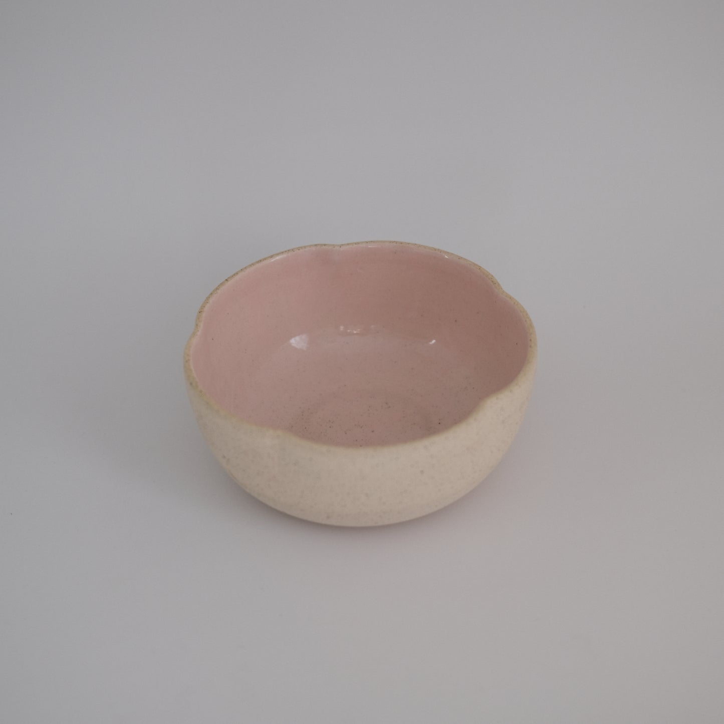 pink flower bowl